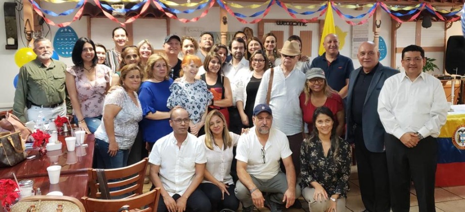 Cónsul Pedro Agustín Valencia realizó una reunión con la comunidad colombiana en Coral Springs